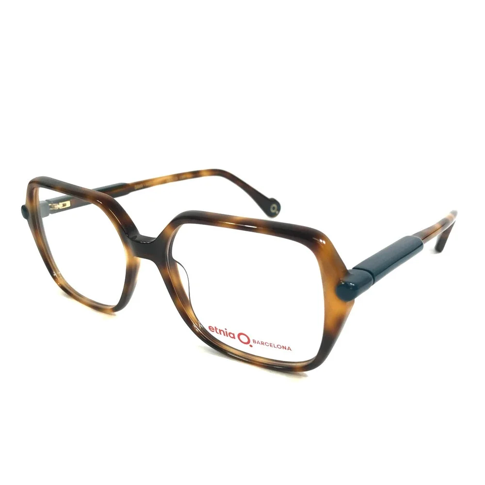 Etnia Barcelona Eyeglasses Frames SIMA HVPT Havana Petrol Full Rim 52-15-138